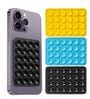 Multicolour Silicone Anti-Slip Multipurpose Sticky Grip Pads for Mobile & Dashboard (Pack of 2)