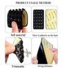 Multicolour Silicone Anti-Slip Multipurpose Sticky Grip Pads for Mobile & Dashboard (Pack of 2)