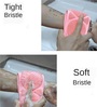 Assorted Silicone Body Back Scrubber Double Side Bathing Brush for Skin Deep Cleaning Massage