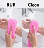 Assorted Silicone Body Back Scrubber Double Side Bathing Brush for Skin Deep Cleaning Massage