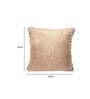 Gold Traditional Silk 16 x 16 Inches Cushion Covers (Set of 2)