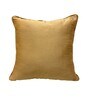 Yellow Traditional Silk 16 x 16 Inches Cushion Covers (Pack of 2)