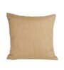 Gold Traditional Silk 16 x 16 Inches Embroidered Cushion Covers (Set of 3)