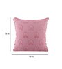 Pink Traditional Chanderi Silk 16 x 16 Inches Embroidered Cushion Covers (Set of 2)