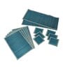 Blue  Bamboo Solid13 PcsTable Linen Set