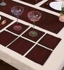 Brown Bamboo Solid13 PcsTable Linen Set