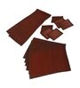 Brown Bamboo Solid13 PcsTable Linen Set