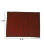 Brown Bamboo Solid13 PcsTable Linen Set