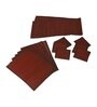 Brown Bamboo Solid13 PcsTable Linen Set