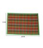 Green Bamboo Striped 13 PcsTable Linen Set