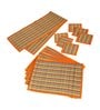 OrangeBamboo Striped 13 PcsTable Linen Set