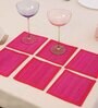 Pink Bamboo Solid13 PcsTable Linen Set