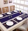 Purple Bamboo Solid13 PcsTable Linen Set