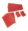 Red Bamboo Solid13 PcsTable Linen Set