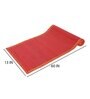 Red Bamboo Solid13 PcsTable Linen Set