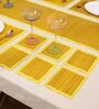 Yellow Bamboo Solid13 PcsTable Linen Set