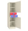 Silvana Kids 1 Door Wardrobe in White & Multi Finish