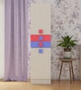 Silvana Kids 1 Door Wardrobe in White & Multi Finish