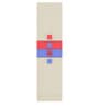 Silvana Kids 1 Door Wardrobe in White & Multi Finish