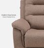 Silvana 2 Seater Motorized Recliner With Storage Console & Type-C Port Charging port In Beige Color