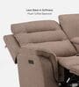 Silvana 2 Seater Motorized Recliner With Storage Console & Type-C Port Charging port In Beige Color