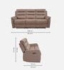 Silvana 3 Seater Motorized Recliner In Beige Color