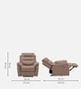 Silvana 1 Seater Motorized Recliner In Beige Color