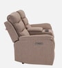 Silvana 2 Seater Motorized Recliner With Storage Console & Type-C Port Charging port In Beige Color