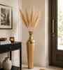 Silver & Gold Metal Hammered Bottle Vase, Premium Flower Vase for HomeDecor