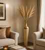 Silver & Gold Metal Hammered Bottle Vase, Premium Flower Vase for HomeDecor