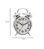 Silver Analog Alarm Clock