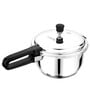 Silver 1.5 Ltrs Tri Ply Induction Base Bakelite Outer Lid Pressure Cooker With Stainless Steel