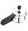 Silver 1.5 Ltrs Tri Ply Induction Base Bakelite Outer Lid Pressure Cooker With Stainless Steel