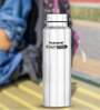 Silver 1000ml Smart Steel Stainless Steel  (Set of 2) Water Bottle