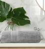 Silver Solid 500 GSM Cotton Bath Towel