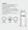 Silver 700ml Smart Steel Stainless Steel Water Bottle