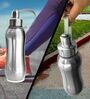 Silver 750Ml  Insulated Stainless Steel  Water Bottle