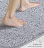 Silver Absorbent and Quick-Dry Polyester Bath Mats 30x45 cm