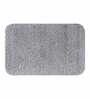 Silver Absorbent and Quick-Dry Polyester Bath Mats 30x45 cm