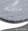 Silver Absorbent and Quick-Dry Polyester Bath Mats 40x60 cm