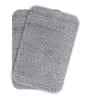 Silver Absorbent and Quick-Dry Polyester Bath Mats 40x60 cm