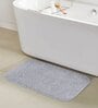 Silver Absorbent and Quick-Dry Polyester Bath Mats 40x60 cm