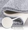 Silver Absorbent and Quick-Dry Polyester Bath Mats 40x60 cm