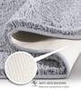 Silver Absorbent and Quick-Dry Polyester Bath Mats 50x70 cm