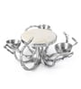 Silver Aluminium & Marble 8 Inch Appetizer Platters