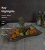Silver Aluminium 16 Inch Rectangle Appetizer Platters