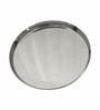 Silver Aluminium Diya With Plate