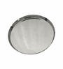 Silver Aluminium Diya With Plate