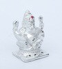 Silver Plated Aluminium Ganesha Idol