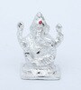Silver Plated Aluminium Ganesha Idol